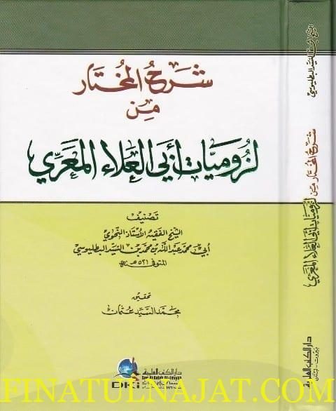 شرح المختار من لزوميات ابي العلاء المعري | ابي محمد السيد البطليوسي