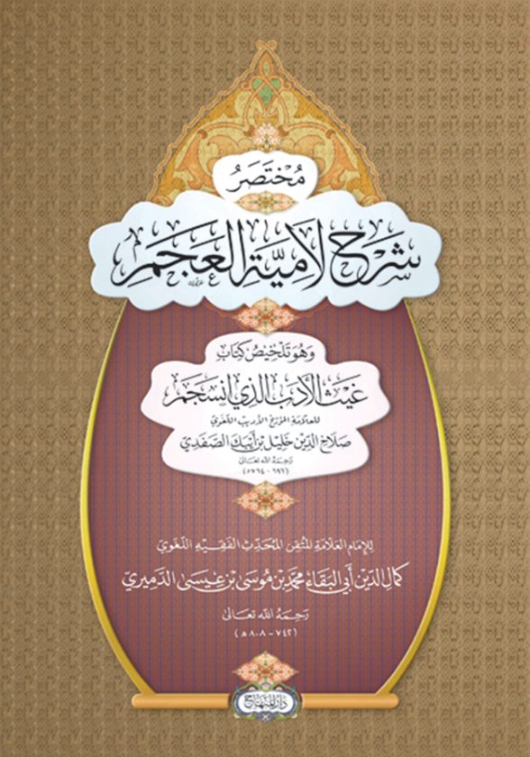 مختصر شرح لامية العجم وهو تلخيص كتاب «غيث الأدب الذي انسجم» | خليل الصفدي | أبي البقاء الدميري